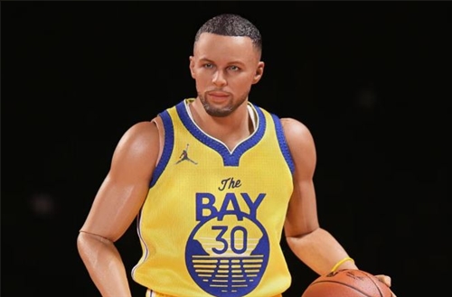 ENTERBAY - Real Masterpiece NBA Series – Stephen Curry Wax 1/6