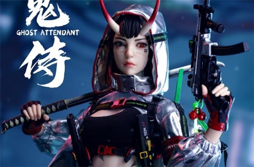 POP COSTUME 1/6 ゴーストアテンダント 鬼侍GS-001 一部補修 POP