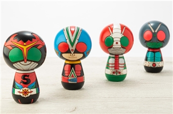 Kamen Rider Kokeshi งานตุ๊กตาไม้สุดน่ารักจากค่าย Uzasaburo Kokeshi
