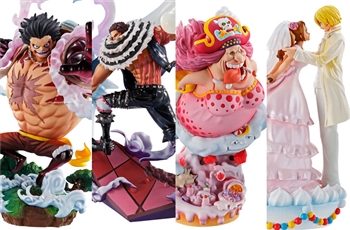 MegaHouse ปล่อยพรีวิวภาพสินค้าใหม่จาก One Piece ที่เตรียมเปิดรับจองในเร็ว ๆ นี้